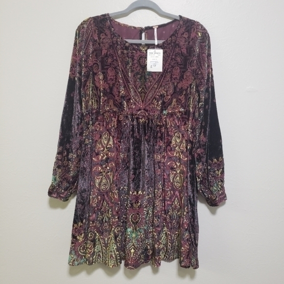 Free People Mirror Velvet Mini Dress - Picture 6 of 13